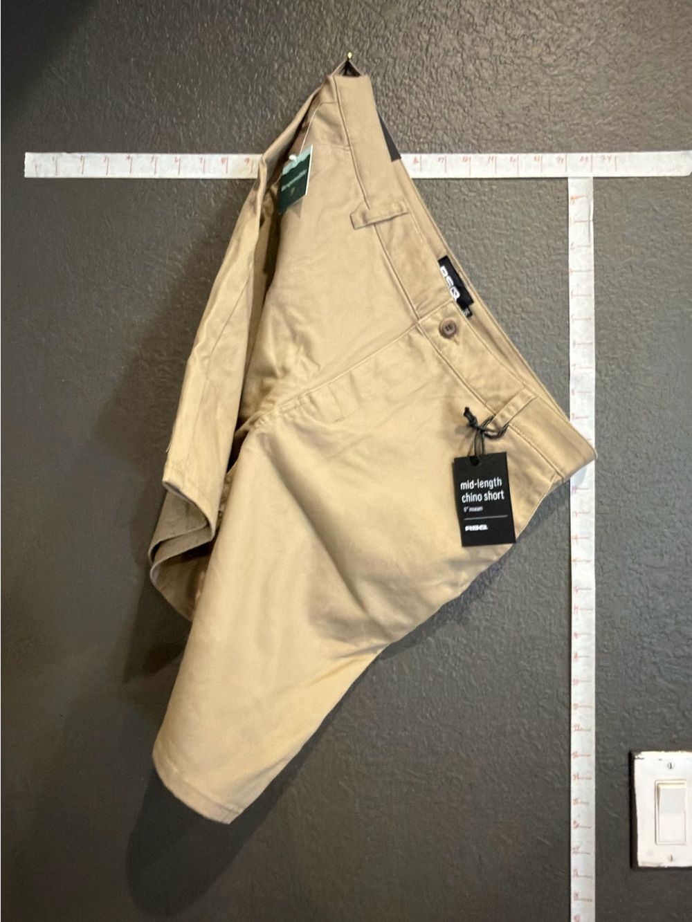 RSQ Men's Mid-Length Chino Short - Khaki
